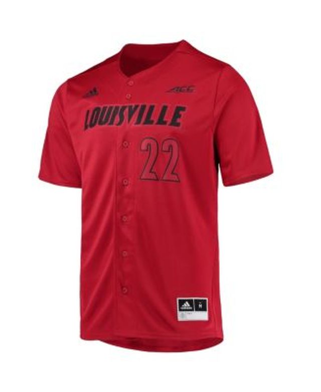 Lids Louisville Cardinals adidas Replica Baseball Jersey - White