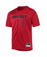 adidas Men's Louisville Cardinals Cardinal Red #22 Replica