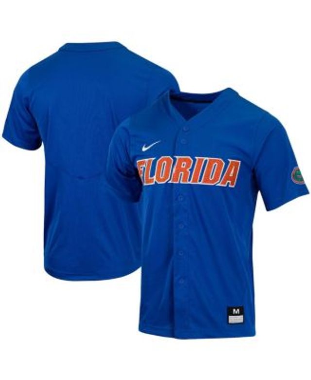 Men's Nike Royal Florida Gators Replica Full-Button Baseball Jersey