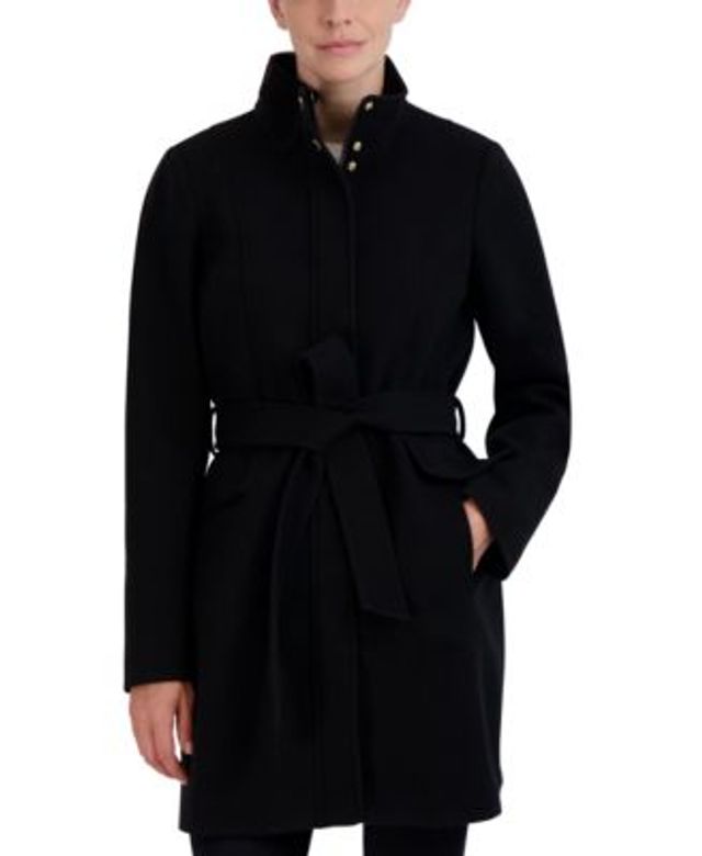 weight Banzai chimney Laundry by Shelli Segal Women's Single-Breasted Belted Walker Coat |  Foxvalley Mall