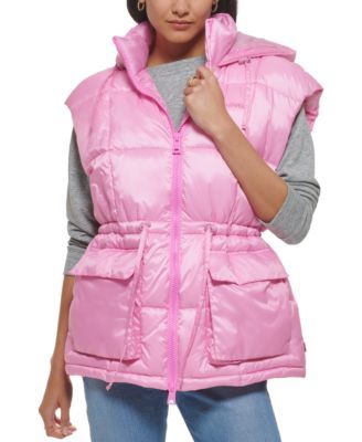 Women's Hooded Anorak Puffer Vest