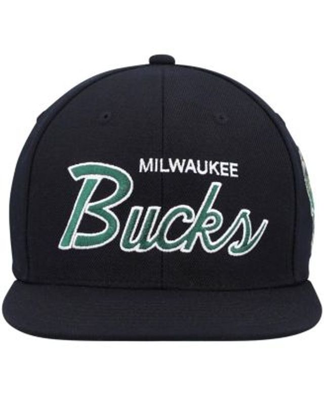 Mitchell & Ness Milwaukee Bucks Team Ground Fitted Cap - Macy's