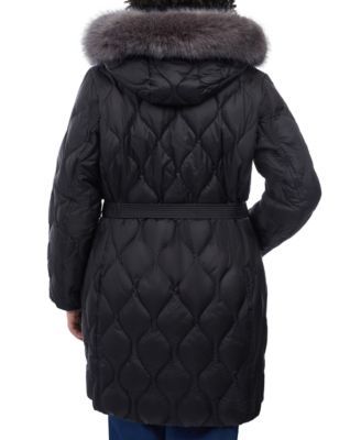 Michael Kors Plus Quilted Belted Hooded Puffer Coat | Mall of America®