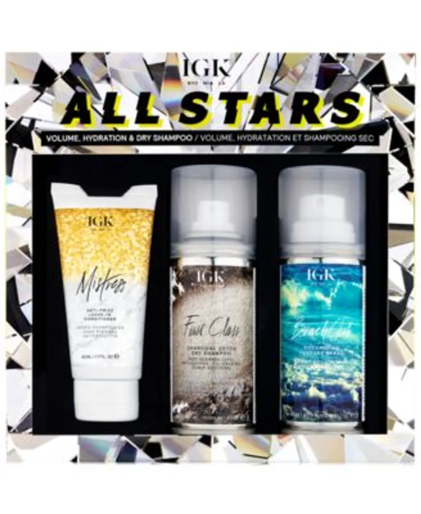 Flyve drage Blikkenslager Korrespondance IGK Hair 3-Pc. All Stars Volume, Hydration & Dry Shampoo Set | Westland Mall