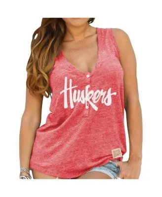 Fanatics Phillies Barrel It Up Cross Back V-Neck Tank Top - Women's