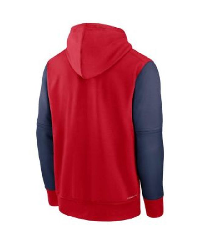 Nike Men's Red, Navy Boston Red Sox Authentic Collection Performance Hoodie  - Macy's