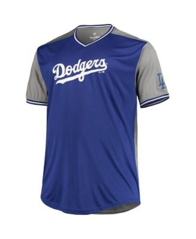 Fanatics Branded Heather Royal New York Mets Quick Out Tri-Blend Raglan Notch Neck T-Shirt