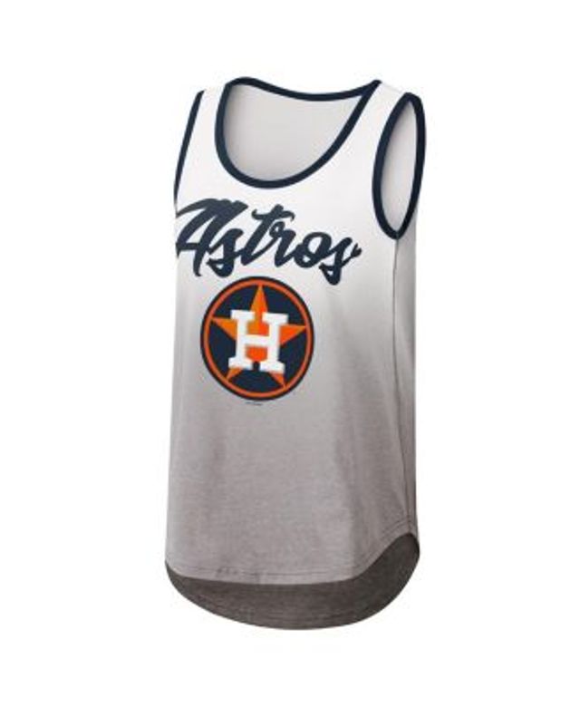 Women's G-III 4Her by Carl Banks White Houston Astros Logo Opening Day Tank  Top