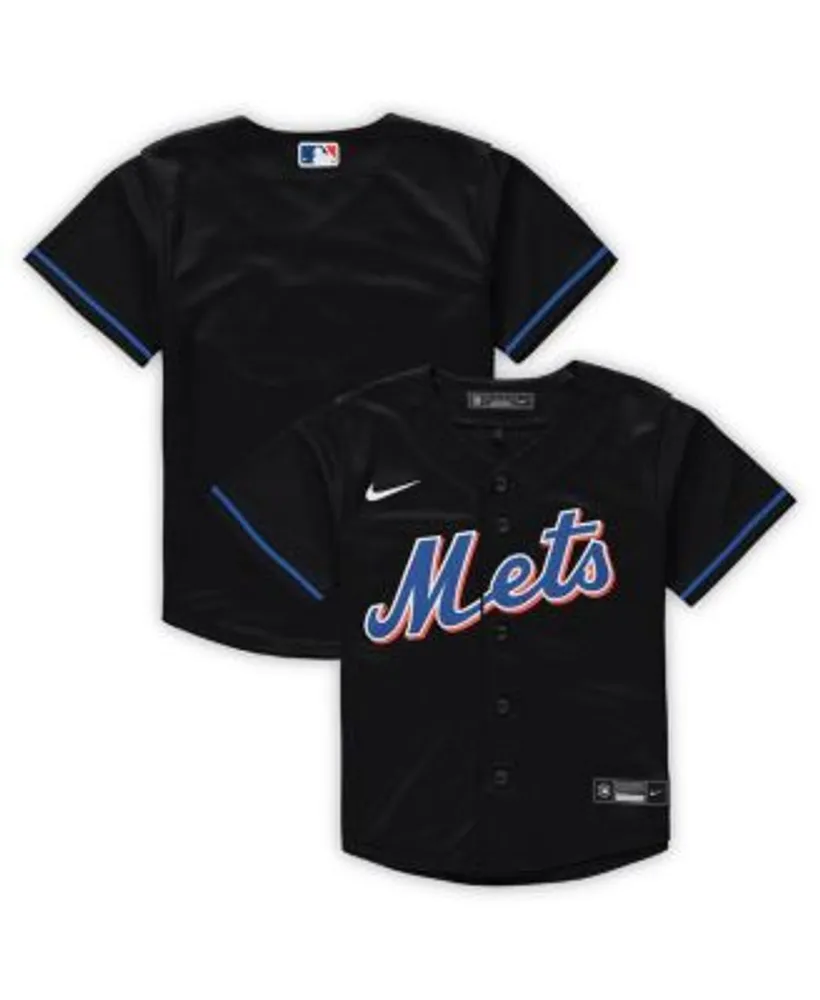 Youth Pete Alonso New York Mets Replica Black Jersey
