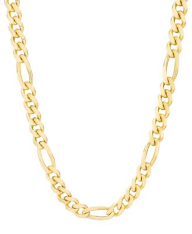 Italian Gold Men's Figaro Link Chain Necklace (7-1/5MM) in 10K Gold - Gold