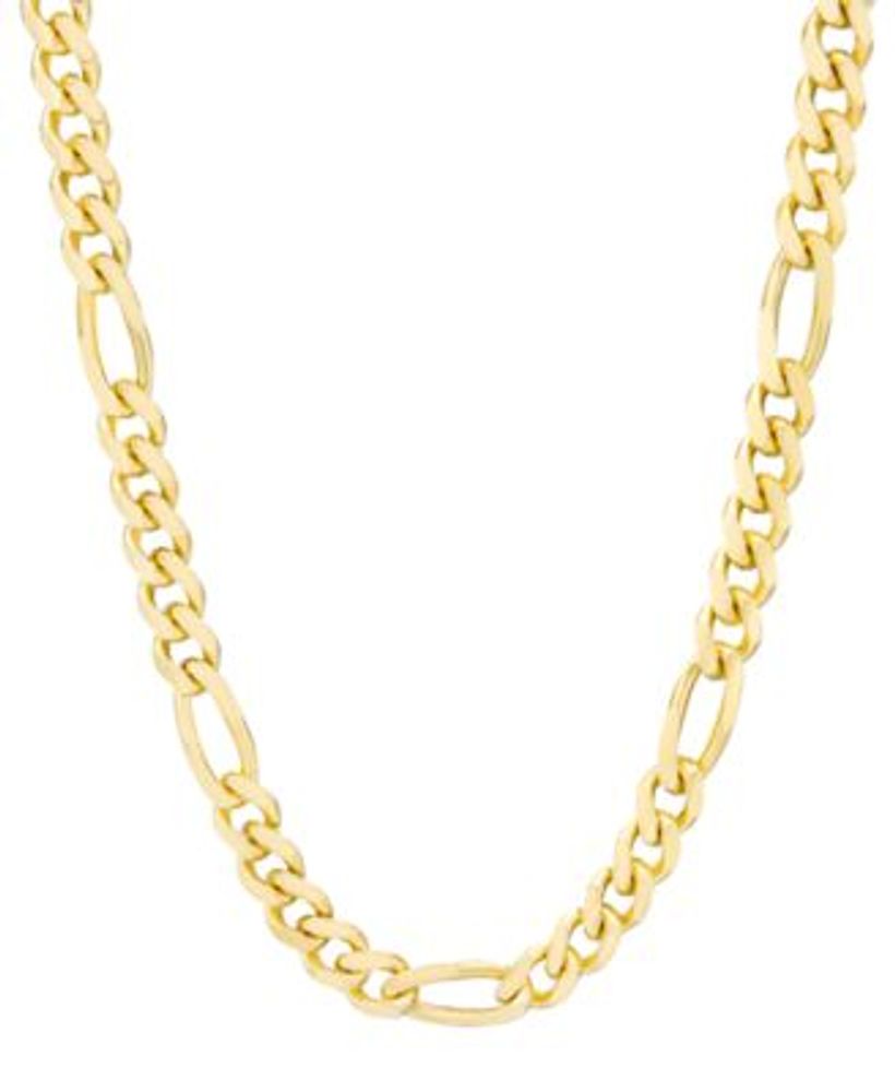 Italian Gold Men's Figaro Link Chain Necklace (7-1/5MM) in 10K Gold - Gold