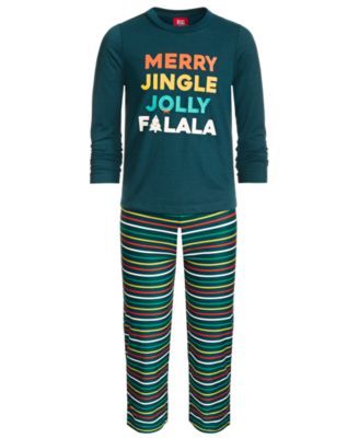 Matching Kid's Merry Jingle Mix It Family Pajama Set, Created for Macy's