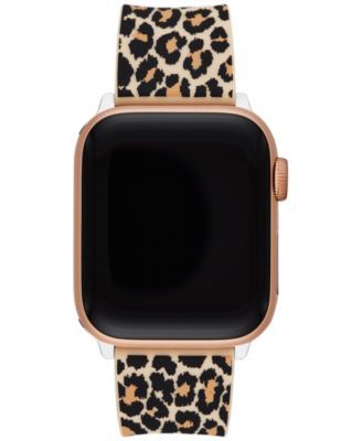 Women's Leopard Silicone Apple Watch® Strap 