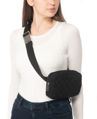 Corduroy Quilted Sling Belt Bag, Created for Macy's