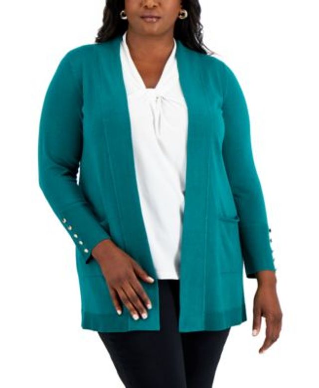 macy's cardigan sweaters plus size