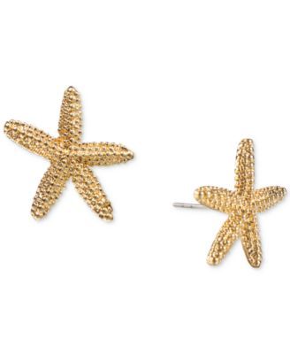 Gold-Tone Starfish Stud Earrings, Created for Macy's