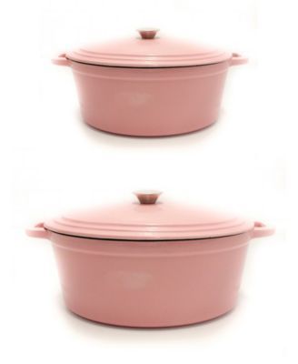 BergHOFF Neo Cast Iron Round Covered Stockpot - Pink 7 qt