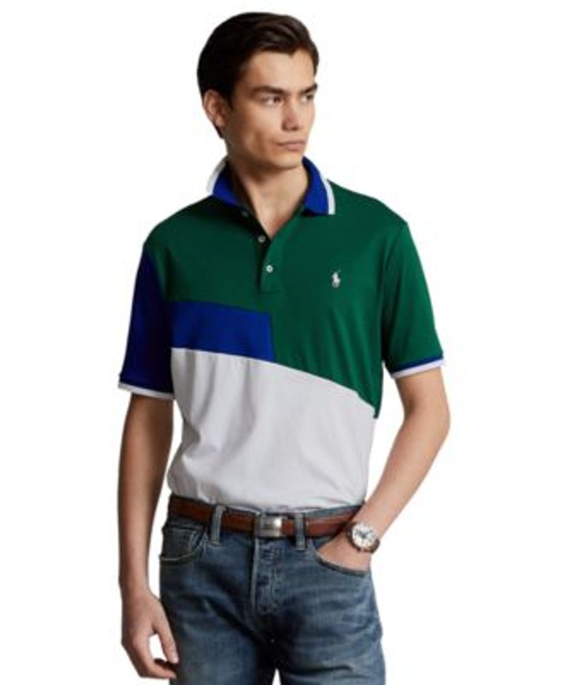 Polo Ralph Lauren Men's Classic-Fit Color-Blocked Soft Cotton Polo Shirt |  Dulles Town Center