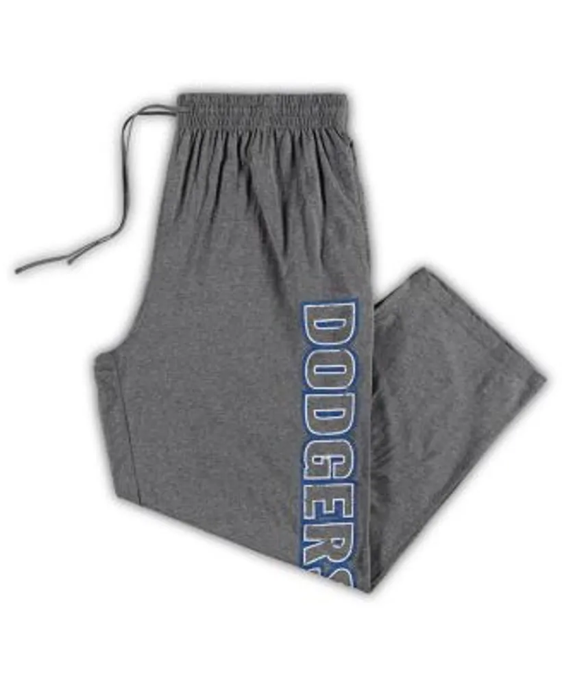 Profile Men's Heathered Charcoal Los Angeles Dodgers Big and Tall Jersey  Sleep Pants