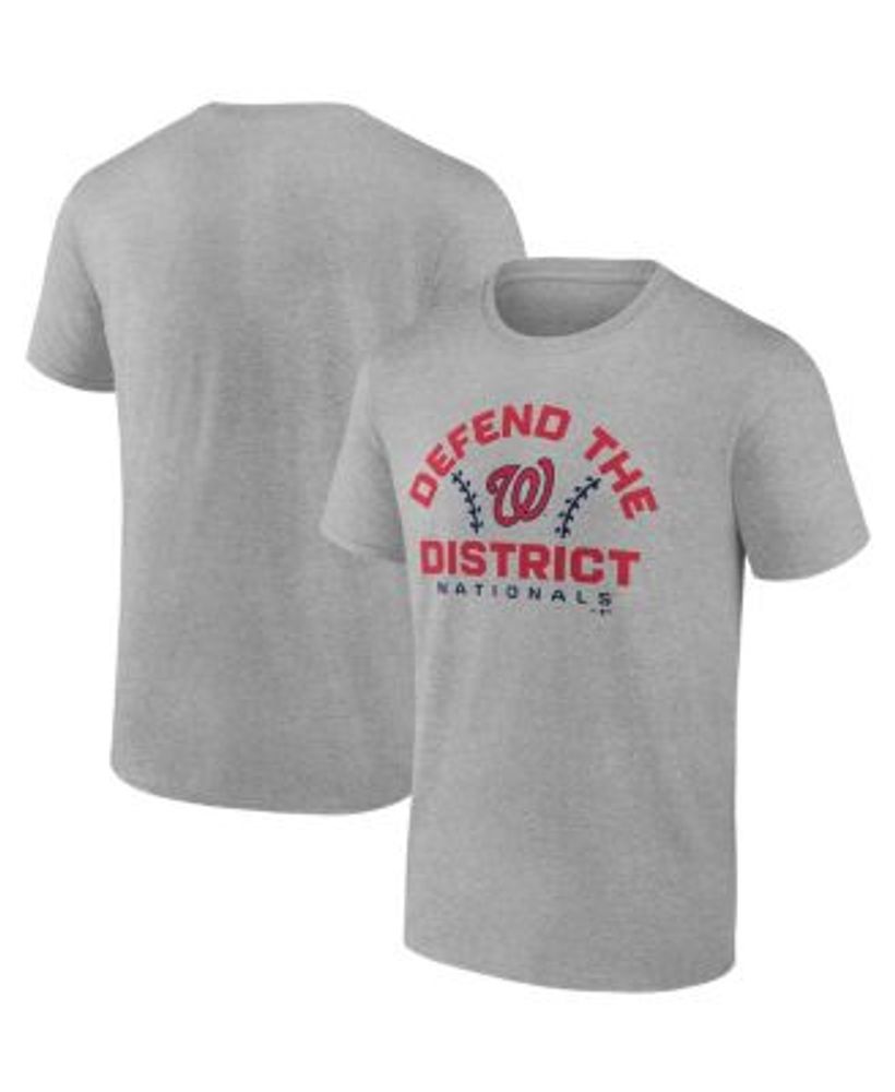 Men's Fanatics Branded Heathered Gray Los Angeles Dodgers Team Lockup T-Shirt Size: Small