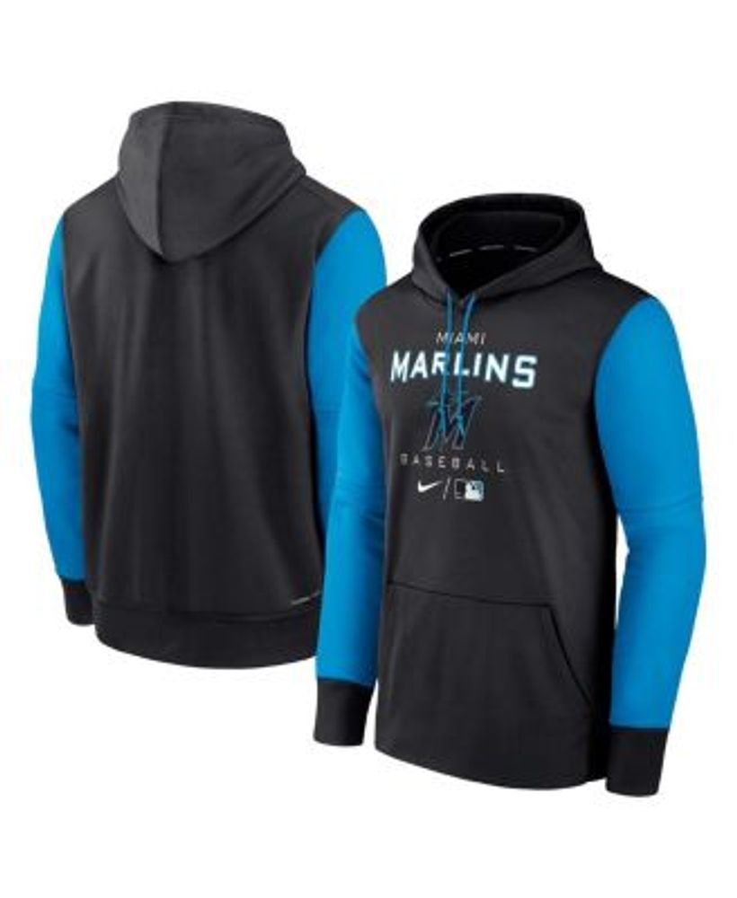 Lids Miami Marlins Nike Authentic Collection Travel Performance Full-Zip  Hoodie - Black