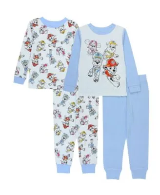 Toddler Boys Paw Patrol Pajamas, 4 Piece Set