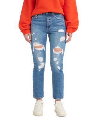 501® Cropped Straight-Leg Jeans