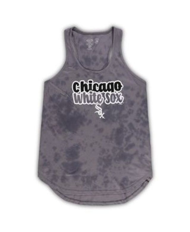 Women's Concepts Sport Charcoal Chicago White Sox Plus Size Jersey Tank Top  & Pants Sleep Set