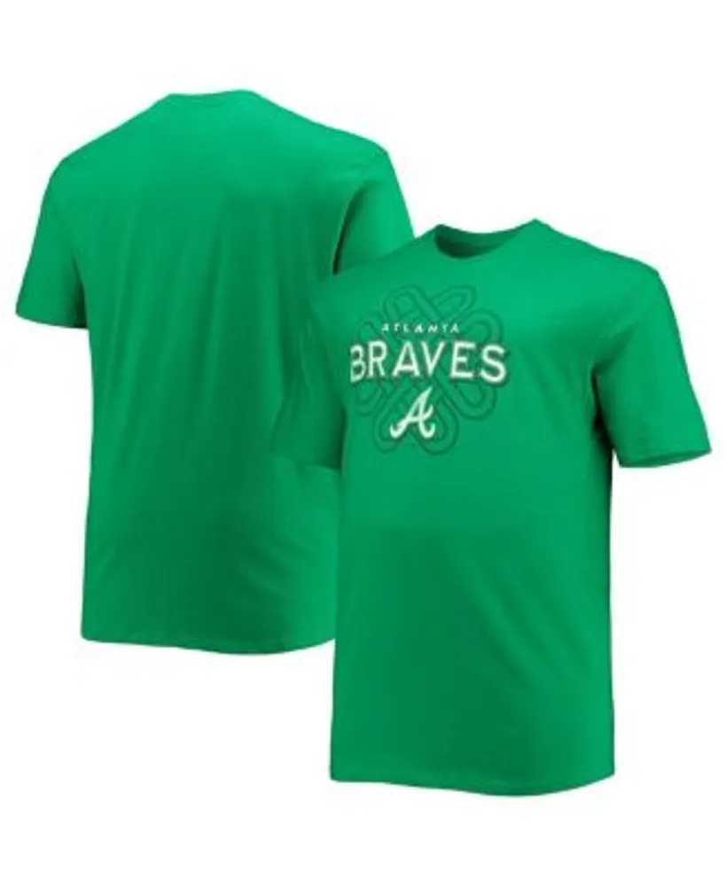 Profile Men's Kelly Green Atlanta Braves Celtic T-shirt
