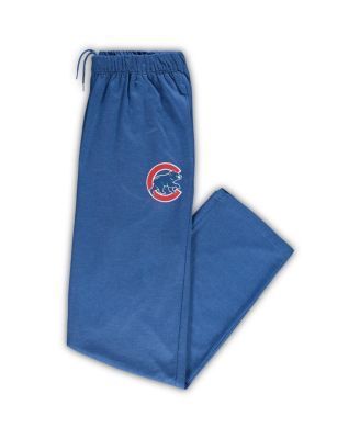 Men's Concepts Sport White/Royal Chicago Cubs Big & Tall Pinstripe Sleep Pants