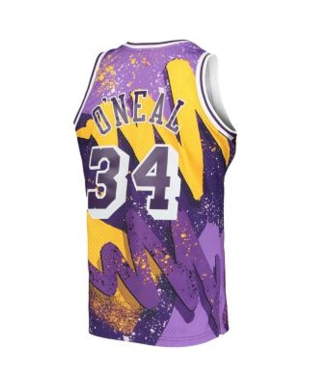 Shaquille O'Neal Los Angeles Lakers Mitchell & Ness Hardwood Classics  Off-Court Swingman Jersey - Yellow
