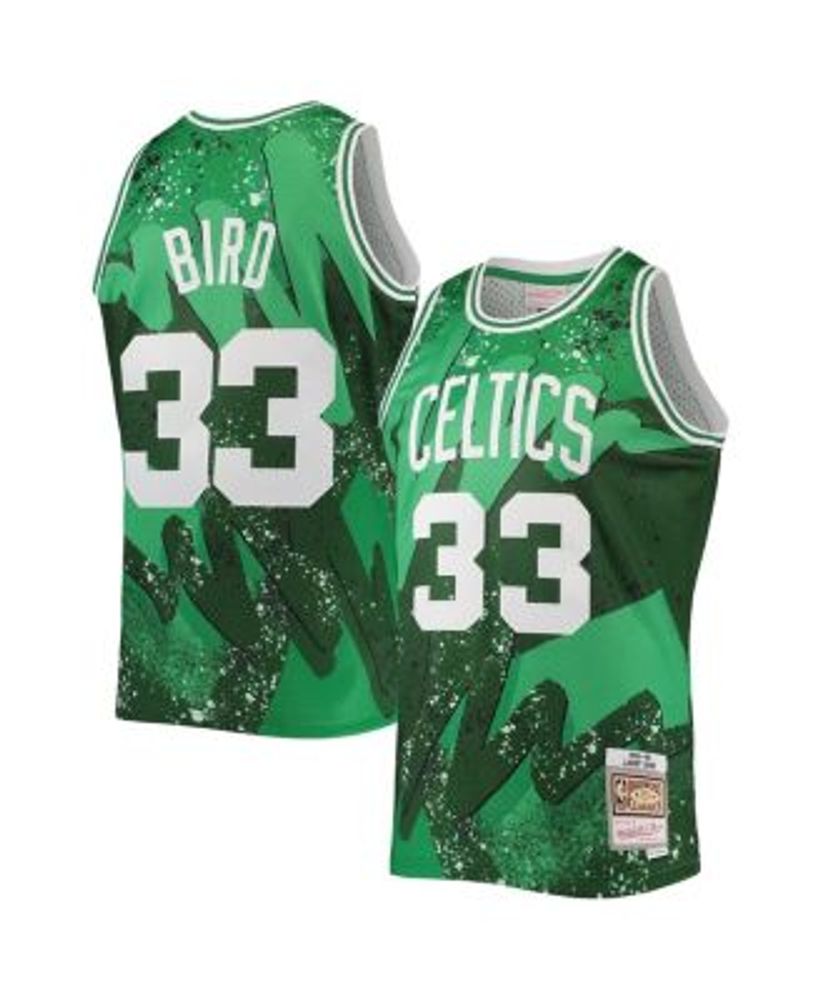 Mitchell & Ness Men's Larry Bird Green Boston Celtics Hardwood Classics  1985 Hyper Hoops Swingman Jersey