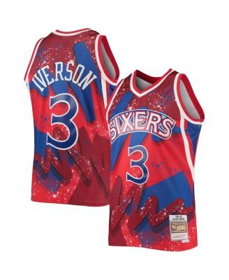 Allen Iverson Detroit Pistons Mitchell & Ness Hardwood Classics Swingman  Jersey - Red