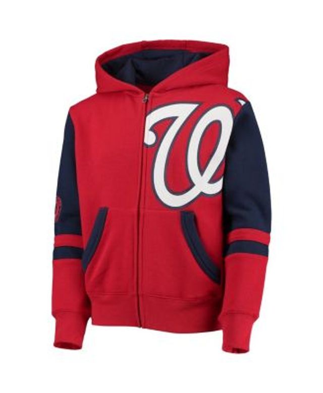 Lids Washington Commanders Youth Logo Stadium Full-Zip Hoodie - Burgundy