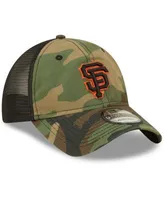 San Francisco Giants New Era Tie-Dye Wave Trucker 9FIFTY Snapback Hat -  White/Black