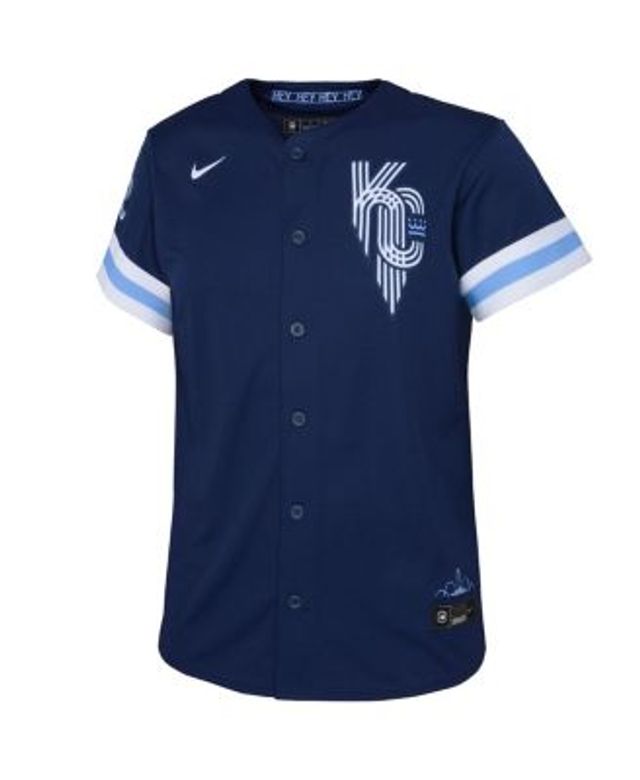 Lorenzo Cain Milwaukee Brewers Nike Youth 2022 City Connect Replica Player  Jersey - Powder Blue