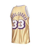 Kareem Abdul-Jabbar Los Angeles Lakers Mitchell & Ness Big & Tall Hardwood  Classics Jersey - Gold