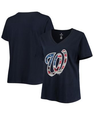 Washington Nationals V-Neck Jersey - Gray