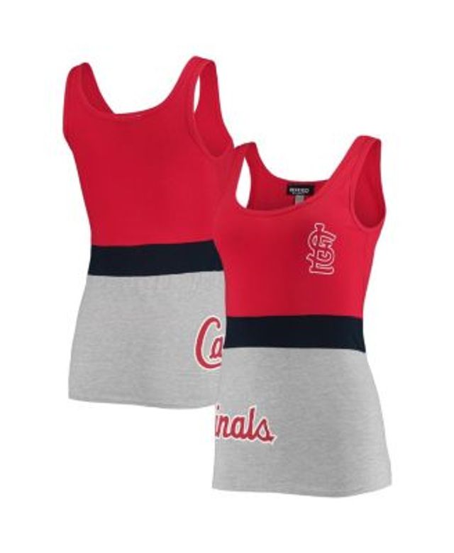 Soft As A Grape Women's Red St. Louis Cardinals Plus Size High Neck  Tri-Blend Tank Top - Macy's