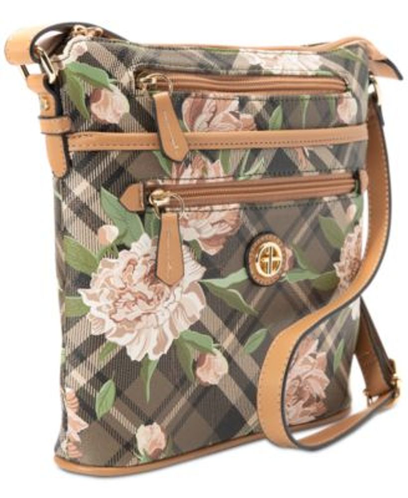 Giani Bernini Holiday Floral Crossbody, Created by Macy's