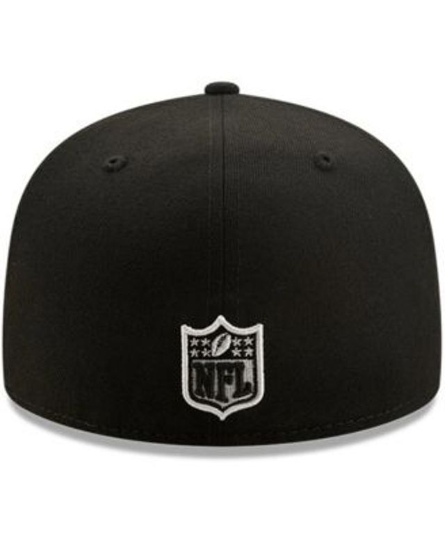 Men's New York Giants New Era Black Red Undervisor Super Bowl XXI Side  Patch 59FIFTY Fitted Hat