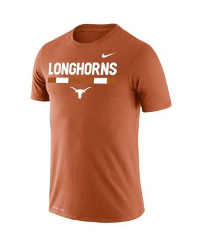 Nike Texas Longhorns White Team Logo Legend Performance T-Shirt Size: Medium