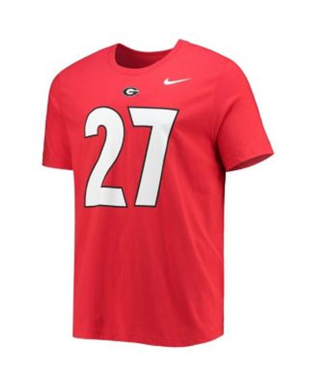 Men's Nike Nick Chubb White Cleveland Browns Player Name & Number T-Shirt