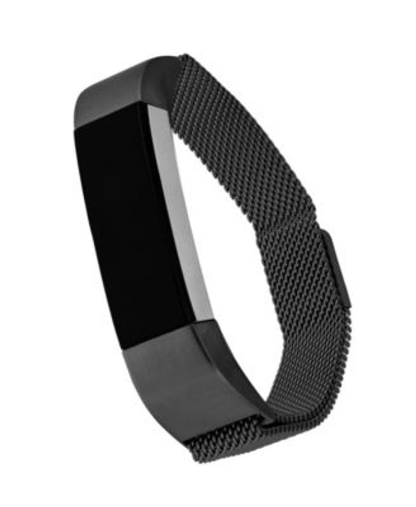 dele Rejse tiltale George Bernard WITHit Black Stainless Steel Mesh Band Compatible with the Fitbit Alta and  Fitbit Alta Hr | Hawthorn Mall