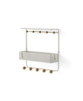 Estique Shelf with Hooks