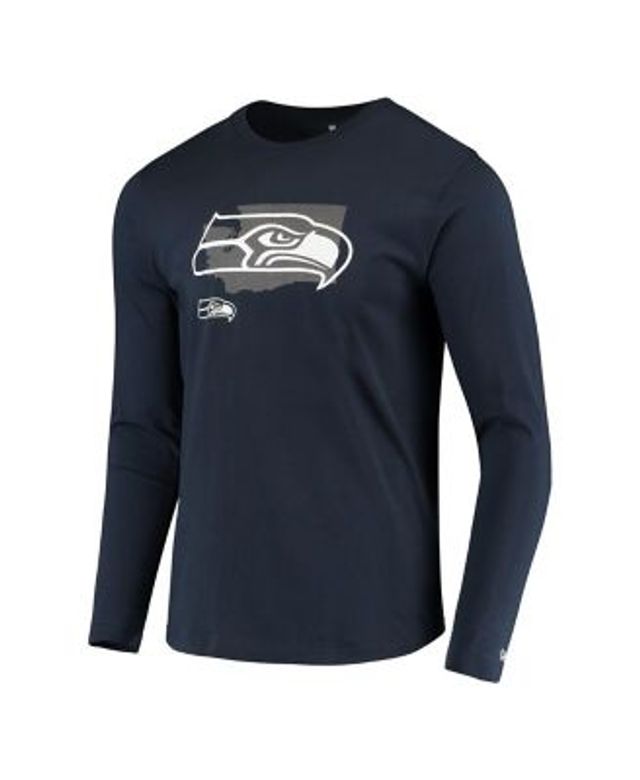 Men's Nike College Navy Seattle Seahawks Velocity Long Sleeve T-Shirt Size: Large