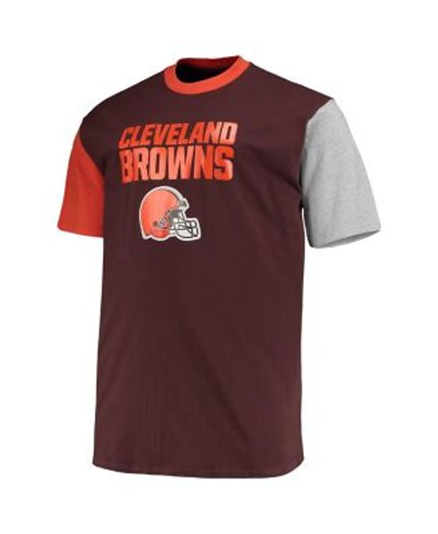 Cleveland Browns Nike Throwback Raglan Long Sleeve T-Shirt - Orange/Brown