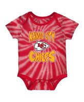 Newborn & Infant White/Red Kansas City Chiefs Dream Team Bodysuit