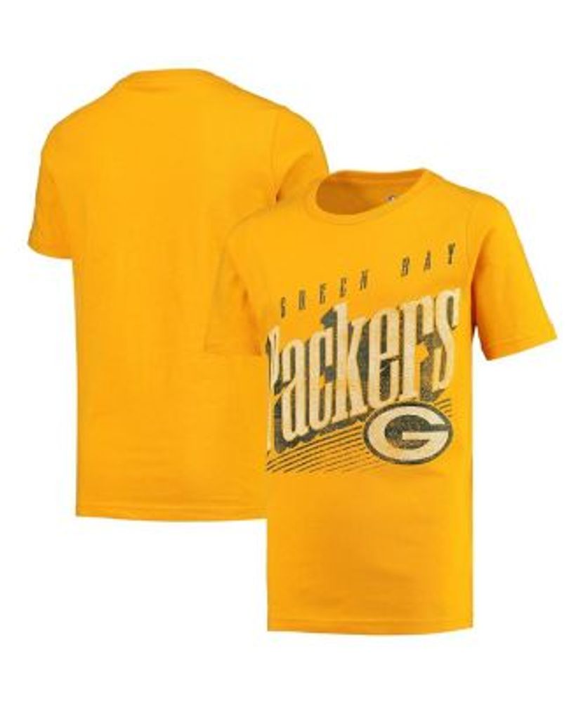 Outerstuff Youth Boys Gold Green Bay Packers Winning Streak T-shirt