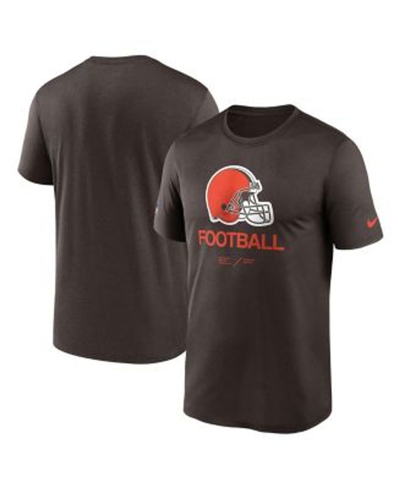 Nike Cleveland Browns T Shirt Mens Medium Orange NFL Dri Fit Short